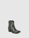 Botins Texanas em Pele Preta